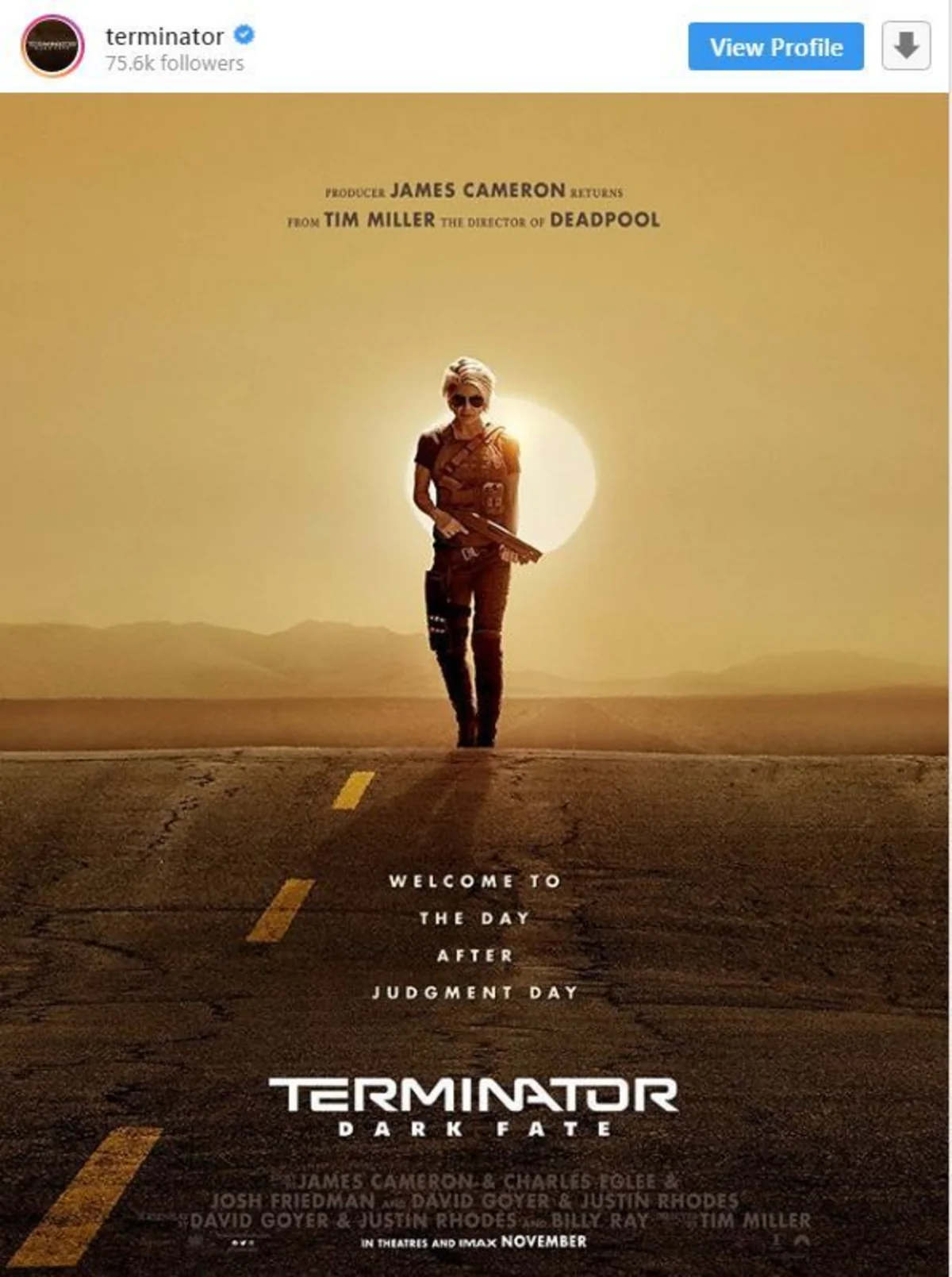 Paramount Pictures опубликовала первый трейлер к новому Терминатору - ФОТО - ВИДЕО
