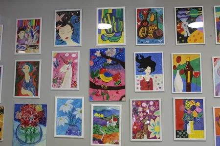 Hiss Art Space qalereyasında rəsm sərgisi keçirilib