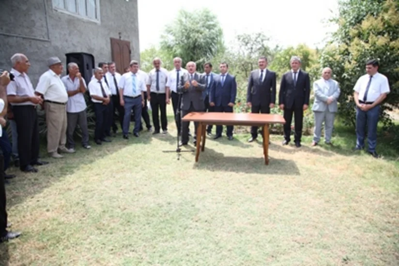 ​Masallı rayonunun iki kəndinə qaz verilib
