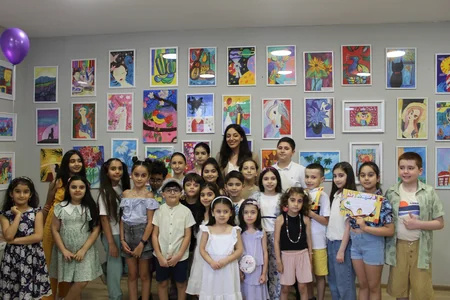 Hiss Art Space qalereyasında rəsm sərgisi keçirilib