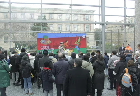 Bakı metrosunda Novruz şənliyi keçirilib