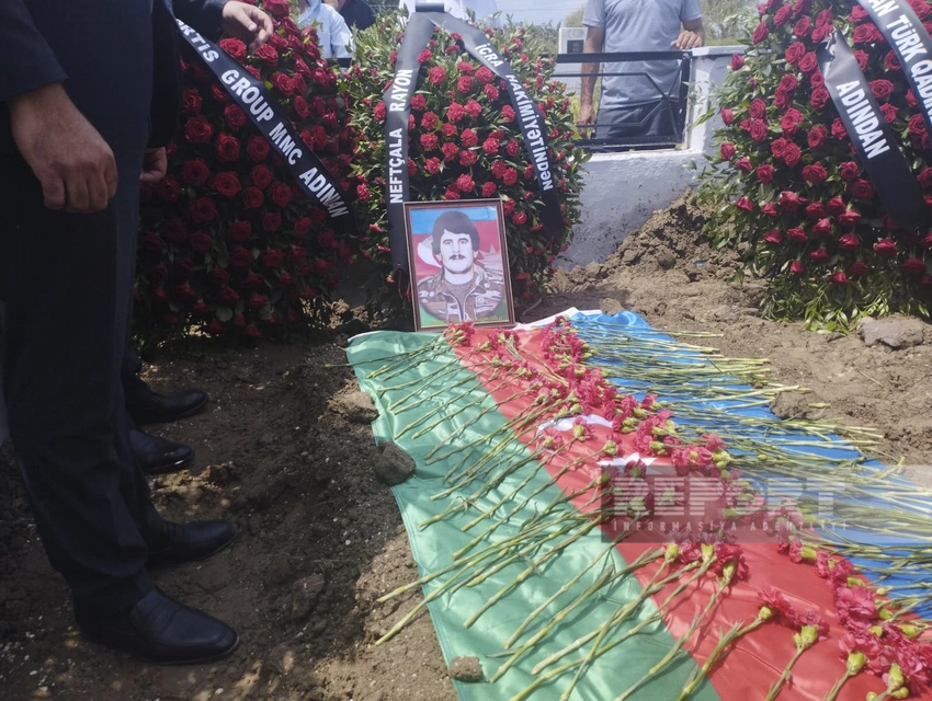 Neftçalada Birinci Qarabağ müharibəsinin şəhidi Yaşar Kərimov dəfn edilib - YENİLƏNİB