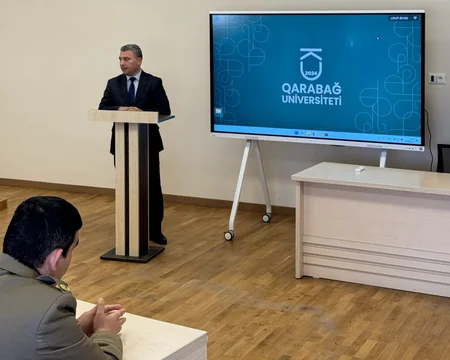 FHN Qarabağ Universitetində nümunəvi dərs keçib