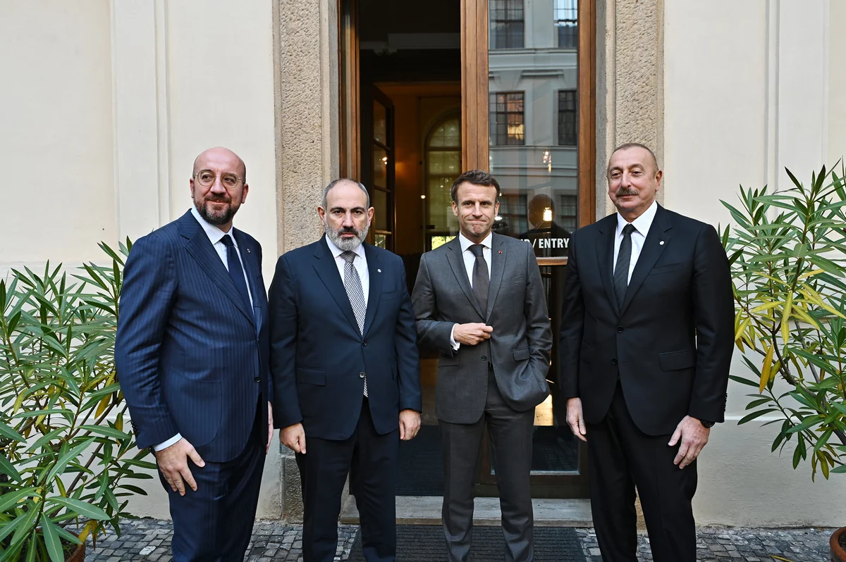 Praqada Azərbaycan, Ermənistan, Fransa və Aİ Şurası liderlərinin görüşü keçirilib - YENİLƏNİB
