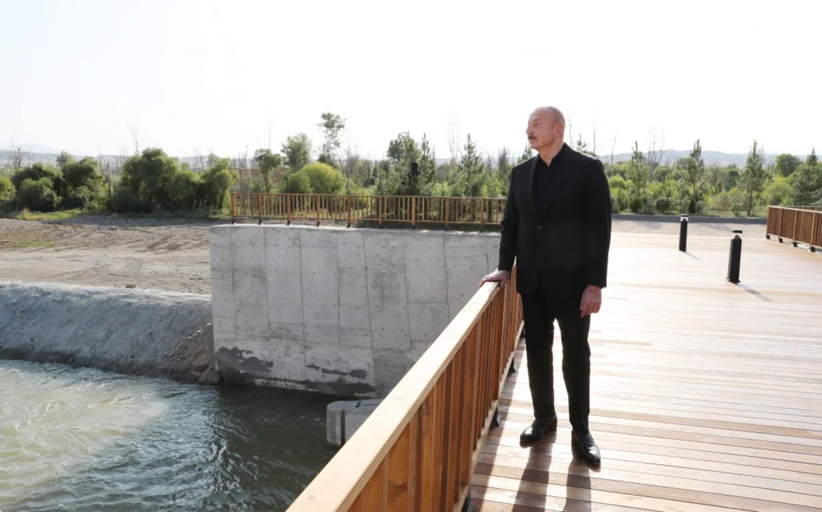 Zəngilanda Arximed turbini tipli Su Elektrik Stansiyası işə salınıb - YENİLƏNİB