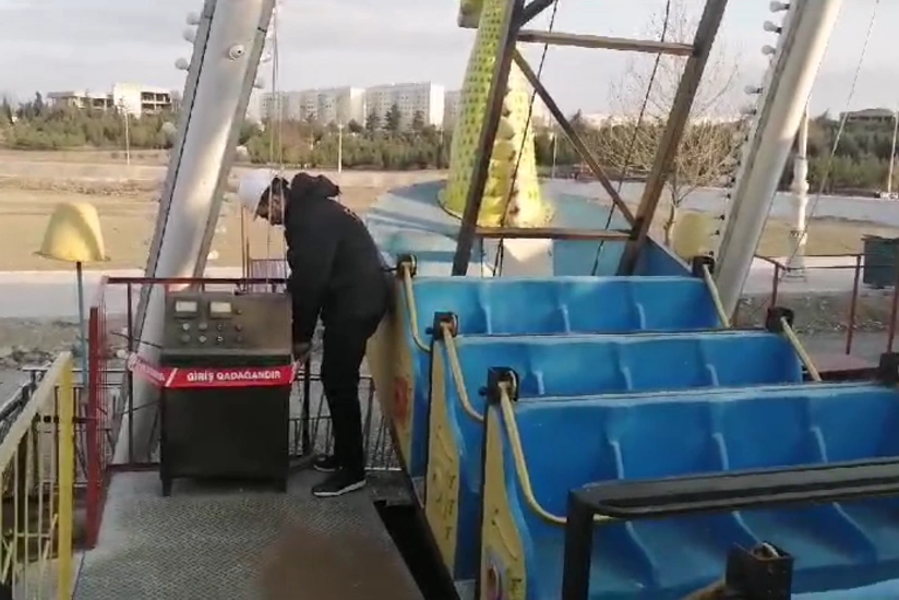 Gəncədə bəzi attraksionların istismarı dayandırılıb