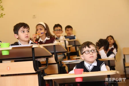 Bakı məktəbinin qeyri-adi sinif otağından - REPORTAJ