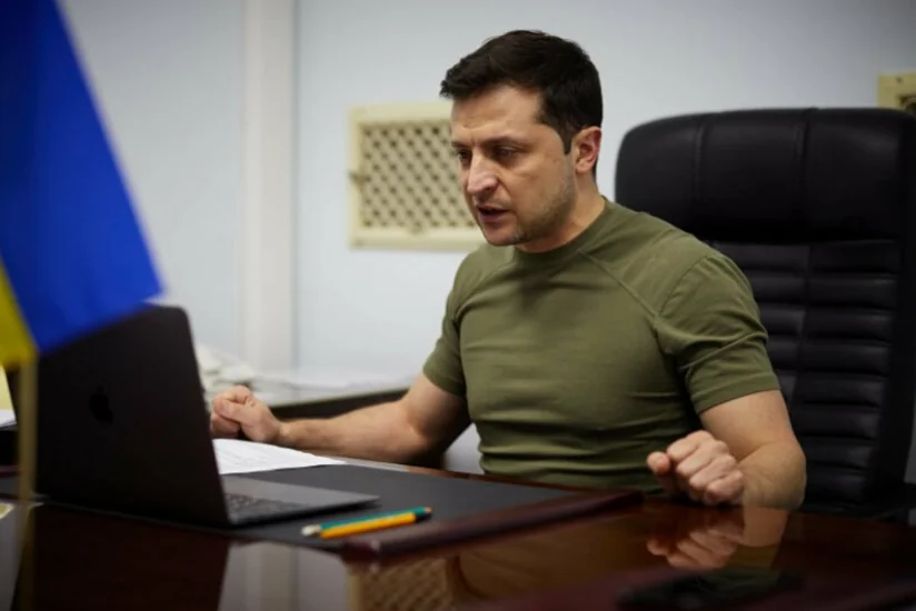 Зеленский призвал членов НАТО вместе усадить Россию за стол переговоров