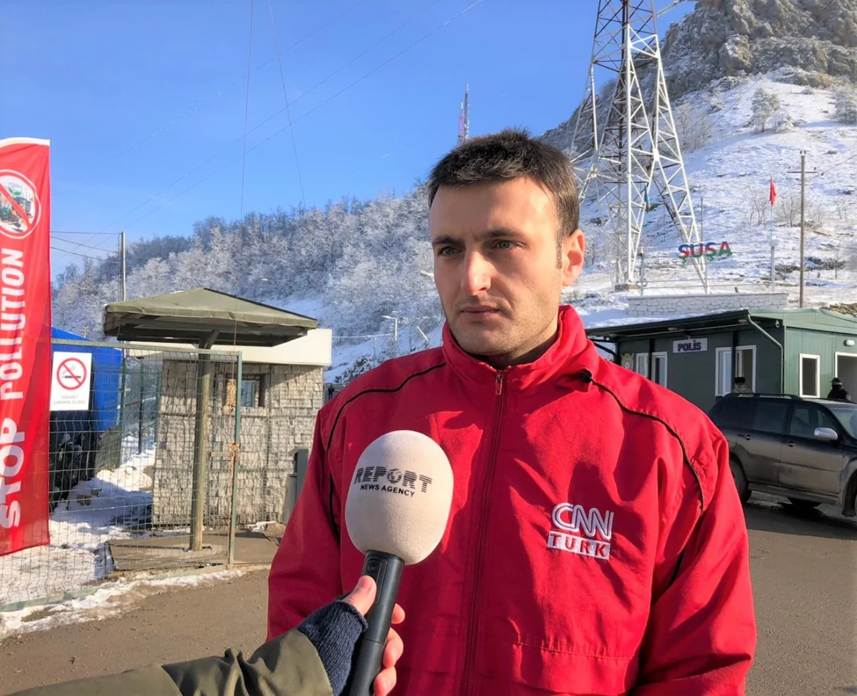 CNN Turk correspondent: 'Khankandi-Lachin road is open, what we see nullifies Armenians' claims' 