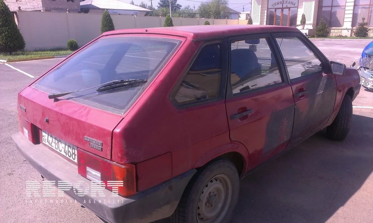 Lənkəranda avtomobil oğrusu tutulub - FOTO