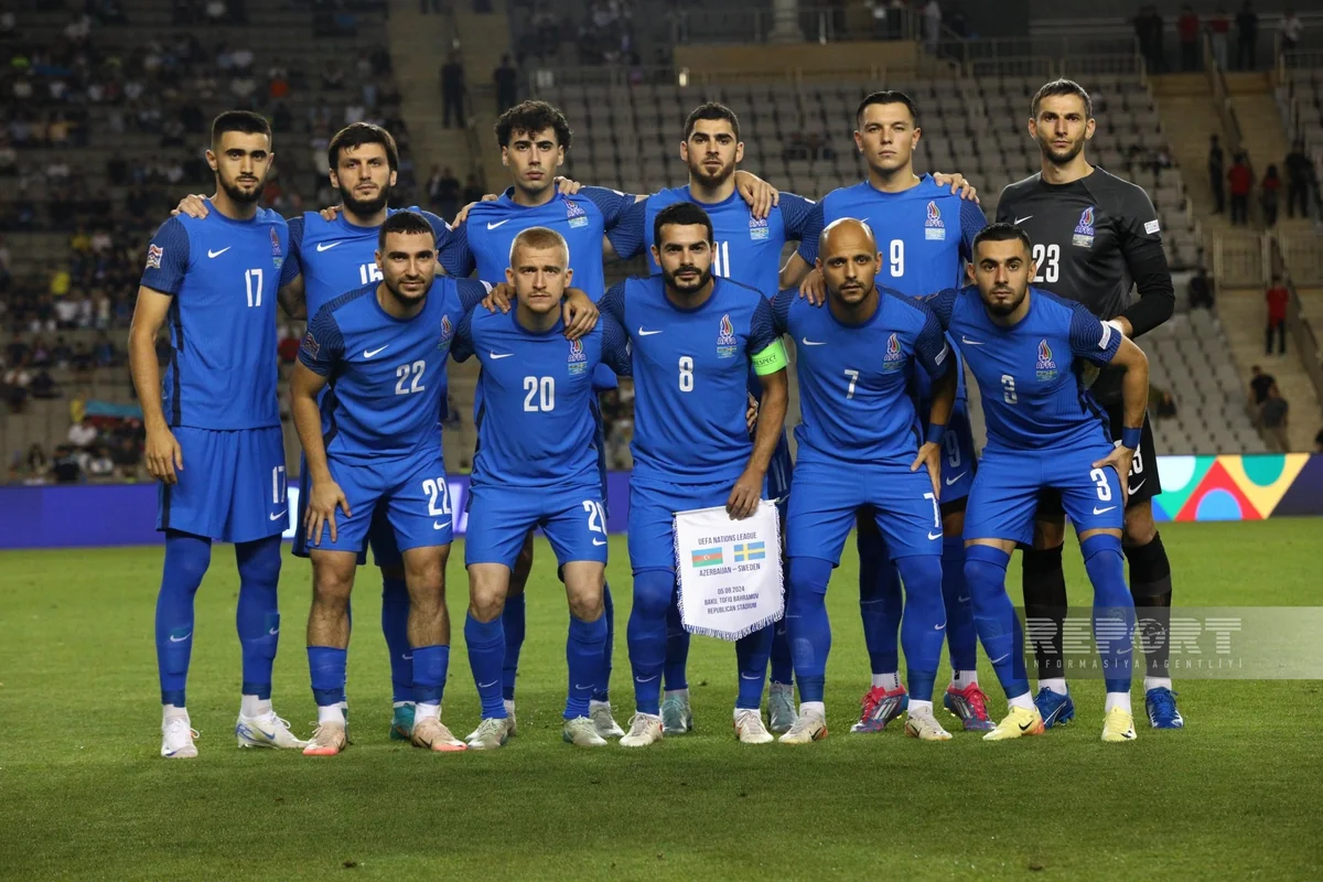 Azərbaycan millisi FIFA reytinqində iki pillə geriləyib
