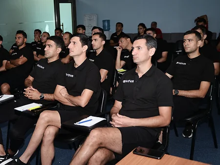 Azərbaycanın futbol hakimlərinin təlim-məşq toplanışı olub