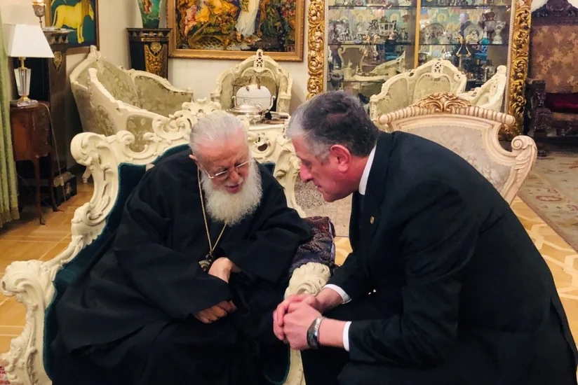 Azərbaycan səfiri Gürcüstan patriarxı ilə görüşüb