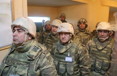 В ходе учений проведена рекогносцировка местности - ВИДЕО