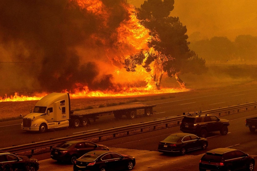 California wildfires forced about 120 thousand to evacuate