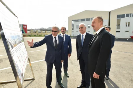 Prezident İlham Əliyev Balaxanı Sənaye Parkının açılışında iştirak edib