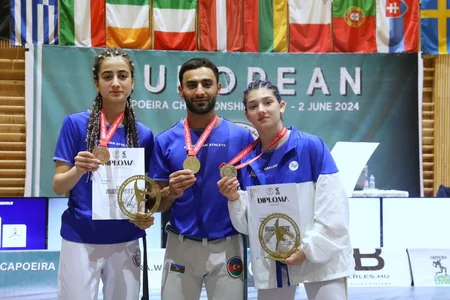 Azərbaycanın kapoeyra komandası Avropa çempionatında 11 medal qazanıb