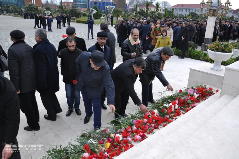 Lənkəranda ulu öndər Heydər Əliyevin xatirəsi anılıb - FOTO