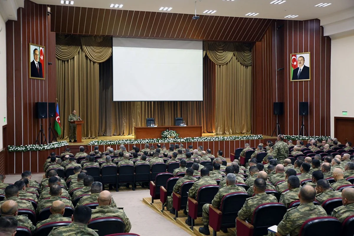 Training sessions conducted with command staff of Azerbaijan Army