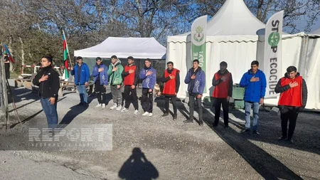 Xankəndi-Laçın yolu: Ekofəalların aksiyası 137 gündür yüksək fəallıqla davam edir
