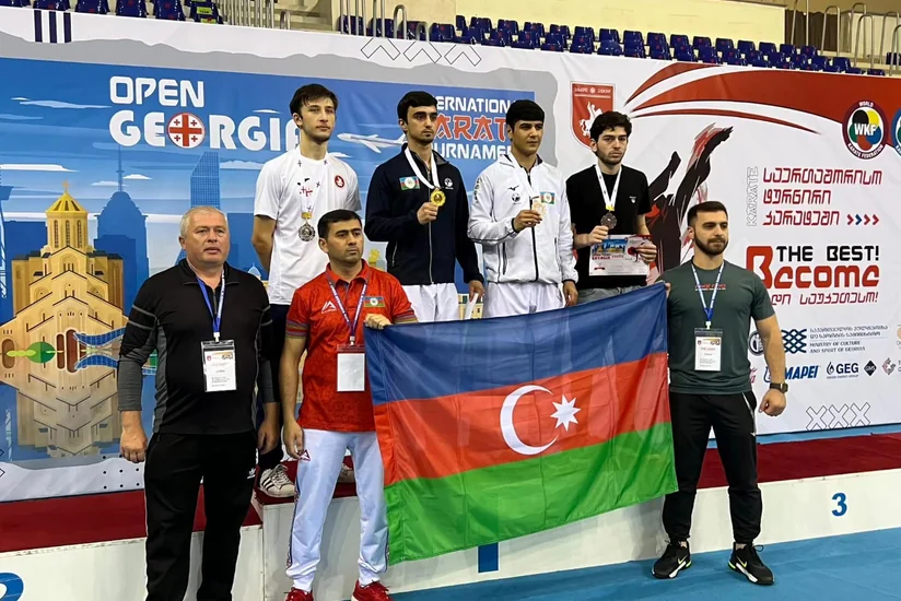 Azərbaycan karateçiləri Gürcüstanda keçirilən beynəlxalq turnirdə 13 medal qazanıb