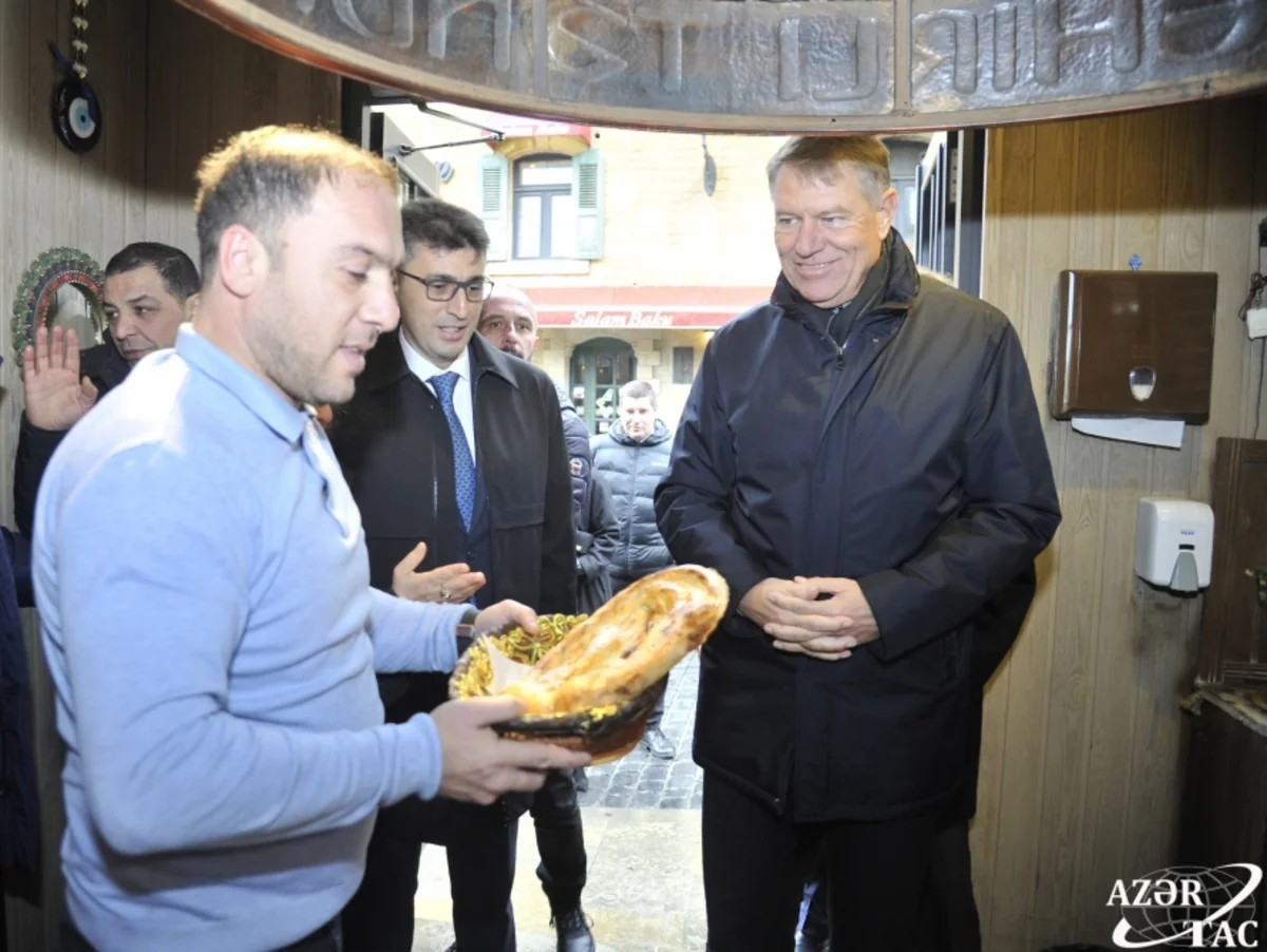 Romanian President visits Icherisheher