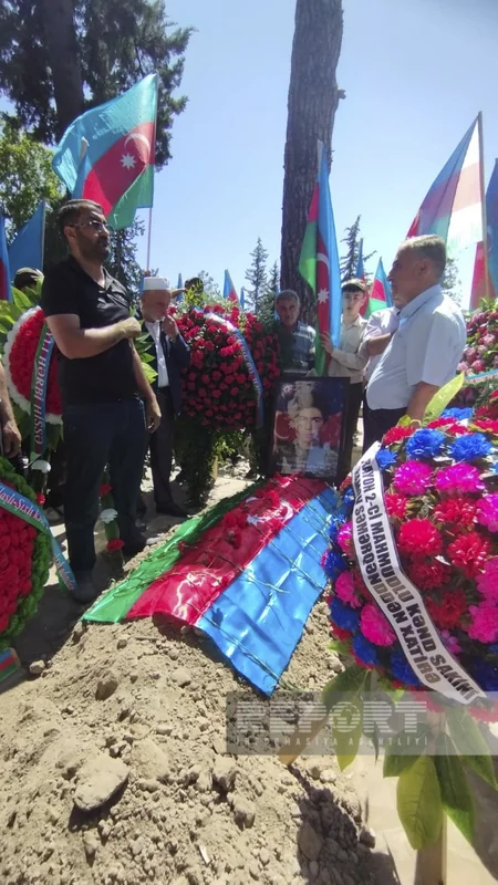 Göyçayda Birinci Qarabağ müharibəsinin şəhidi Rasim Eldarov dəfn edilib - YENİLƏNİB 