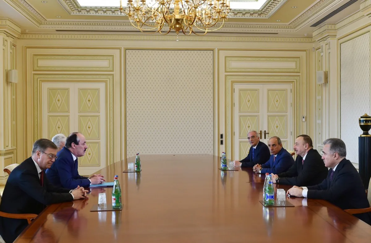 Президент Азербайджана принял главу Дагестана
