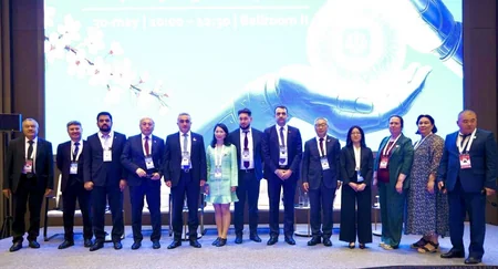 Vəkillər Kollegiyasının rəhbərliyi Özbəkistanda Beynəlxalq Hüquq Forumunda iştirak edib