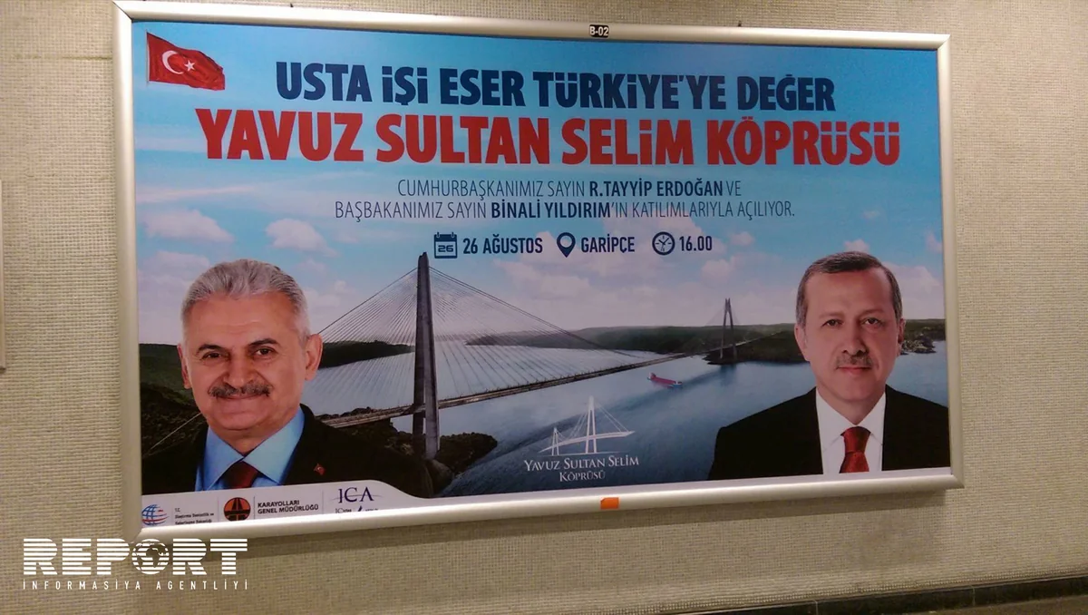 İstanbul üçüncü “Asma körpü”nün açılışına hazırlaşır - FOTO