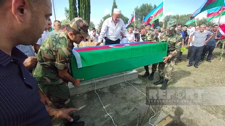 Ağdaşda Birinci Qarabağ müharibəsinin şəhidi Yasin Əbdürəhmanov dəfn edilib - YENİLƏNİB