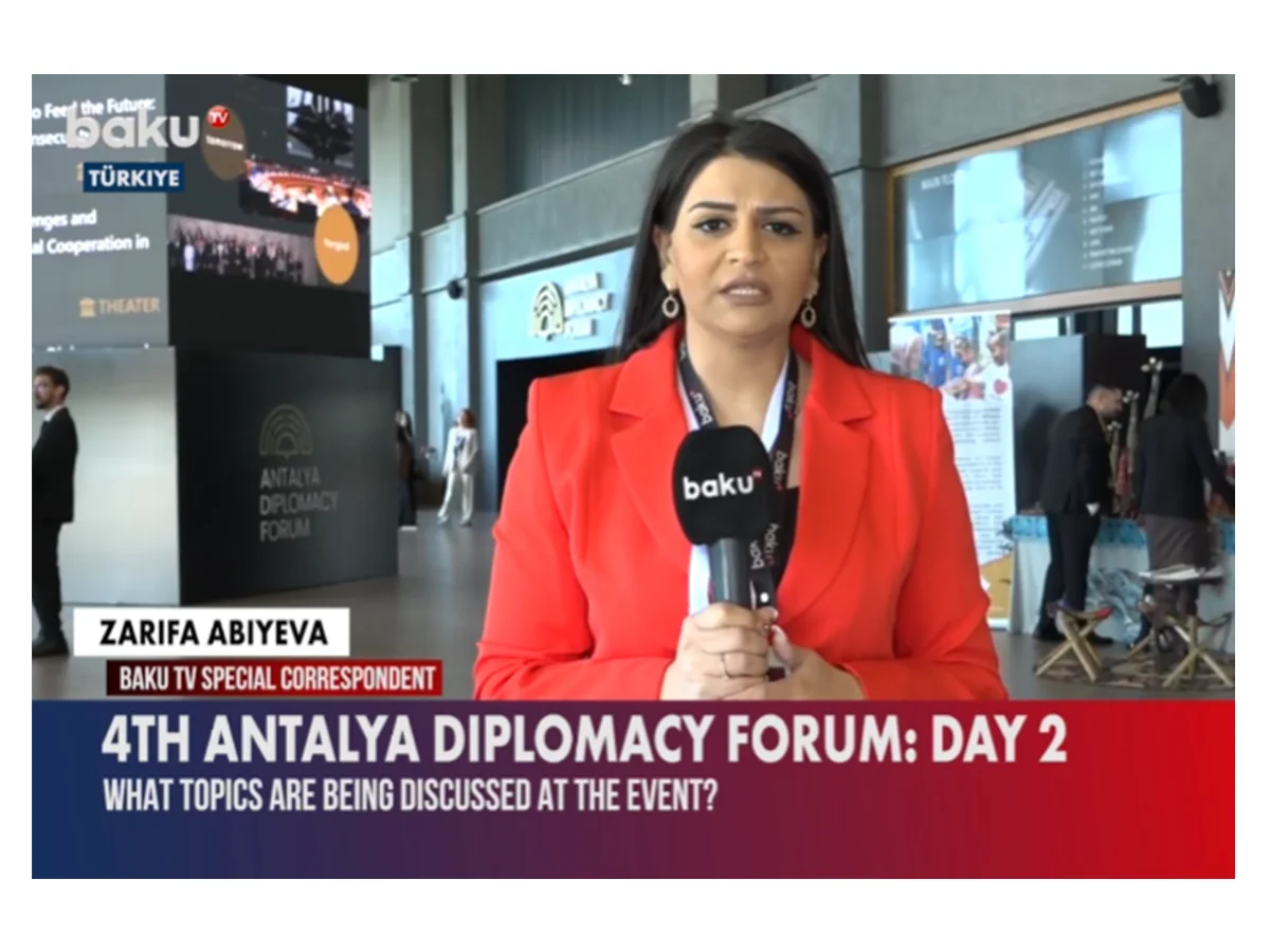 Baku TV airs program about second day of Antalya Diplomacy Forum