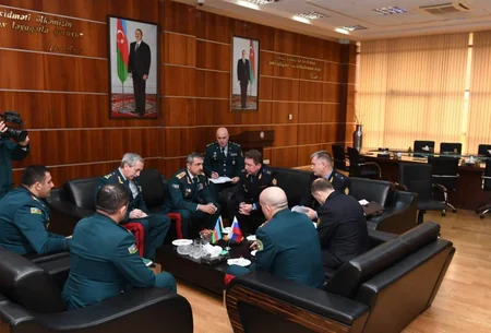 DSX rəisi Dağıstanın Sərhəd İdarəsinin rəhbəri ilə görüşdü