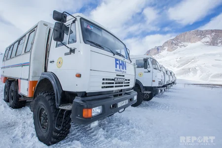 Alpinistlərin itkin düşdüyü dağlardan - FOTOREPORTAJ