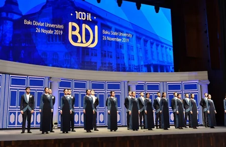 President Ilham Aliyev attended ceremony to mark 100th anniversary of Baku State University