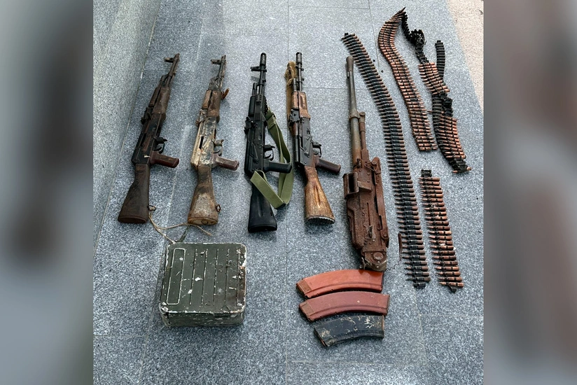 В Зангилане обнаружены оружие и боеприпасы