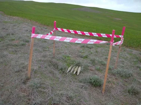 Füzulidə tank əleyhinə raketlər tapılıb