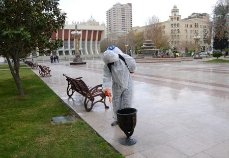 В Баку продезинфицировали 546 улиц