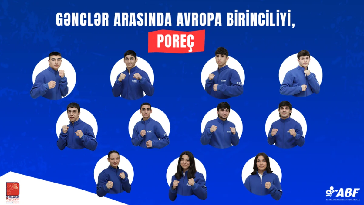 Azərbaycan millisi Avropa birinciliyində 11 boksçu ilə təmsil olunacaq