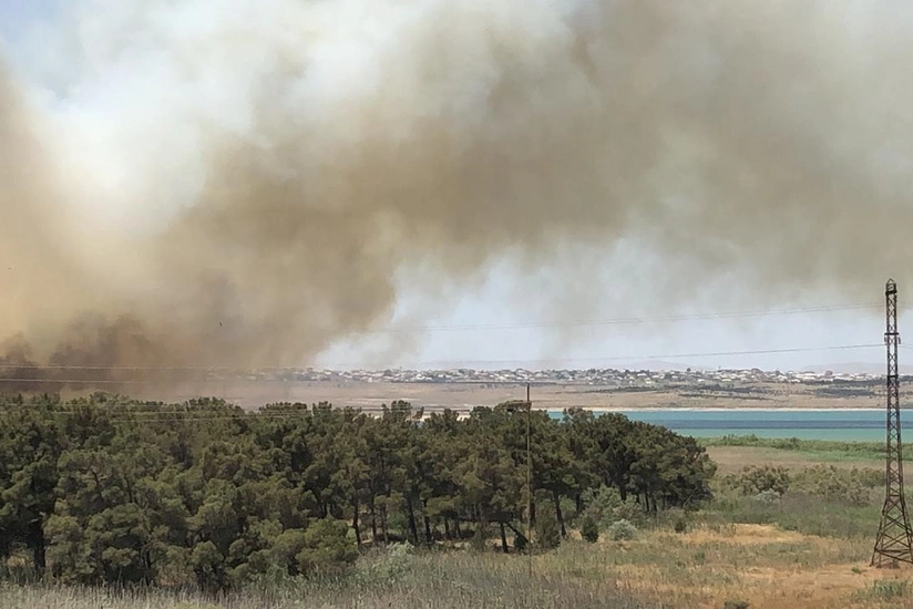 Fire near Jeyranbatan reservoir extinguished - UPDATED