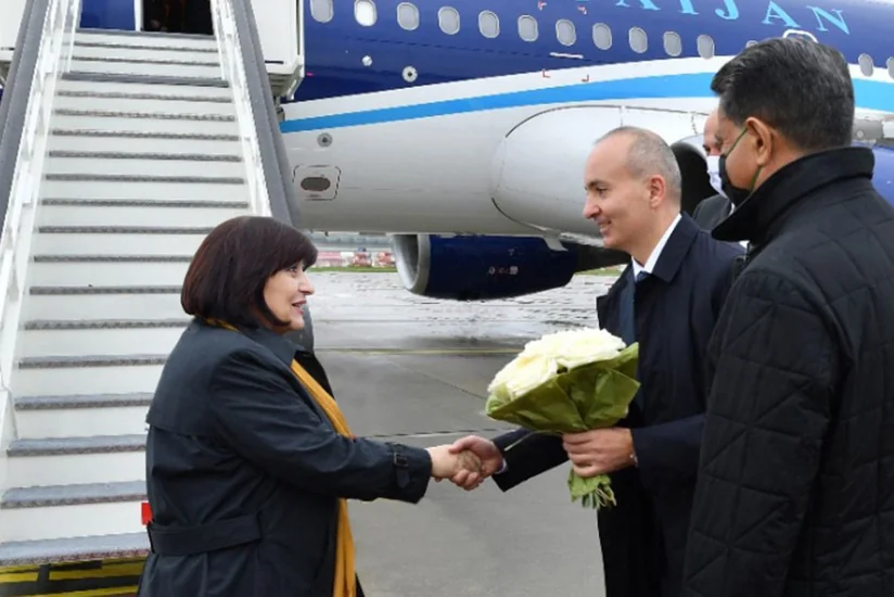 Сахиба Гафарова находится с официальным визитом в Словакии