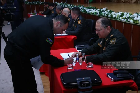 Hərbçilərə yeni mənzillər verilib