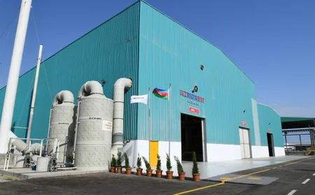 Sumqayıt Kimya Sənaye Parkında “Azmonbat” MMC-nin açılışı olub