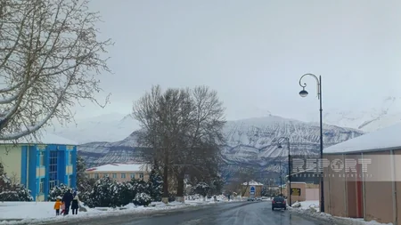 Ordubadın füsunkar qış mənzərəsi - FOTOREPORTAJ