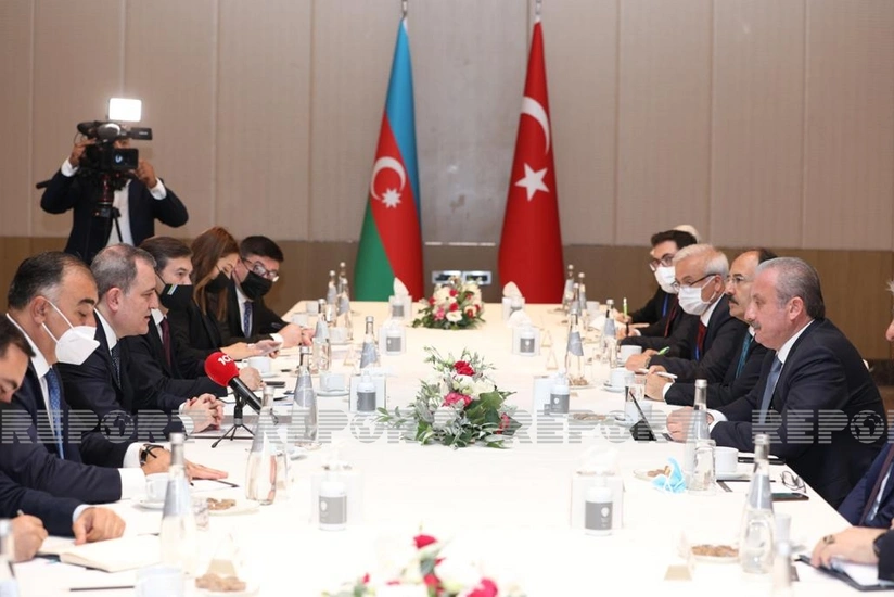 Ceyhun Bayramov Mustafa Şentopla görüşüb - YENİLƏNİB