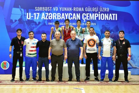 Güləş üzrə U-17 Azərbaycan çempionatına yekun vurulub
