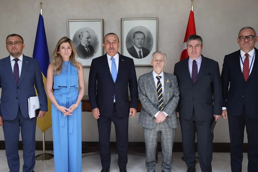 Çavuşoğlu Əminə Cabbar və Mustafa Cəmilovla görüşüb