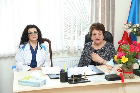 Sumqayıtda hamilə qadınlar üçün məktəbdən - FOTOREPORTAJ