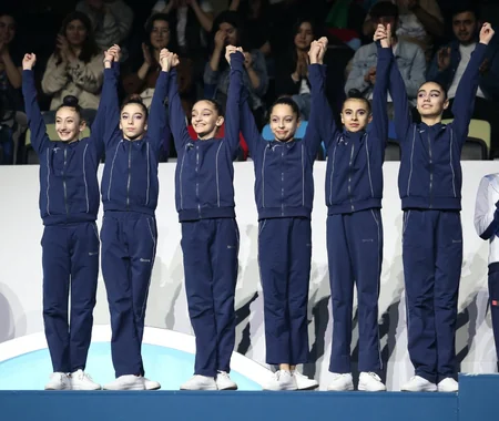 Azərbaycan gimnastları AGF Trophydə qızıl və gümüş medallar qazanıblar 