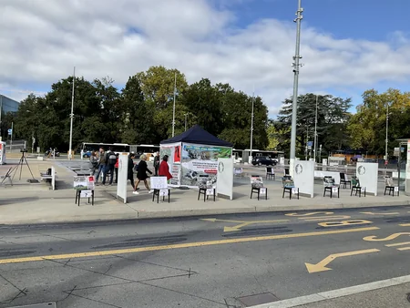 Azerbaijanis hold exhibition-picket in front of UN office in Geneva